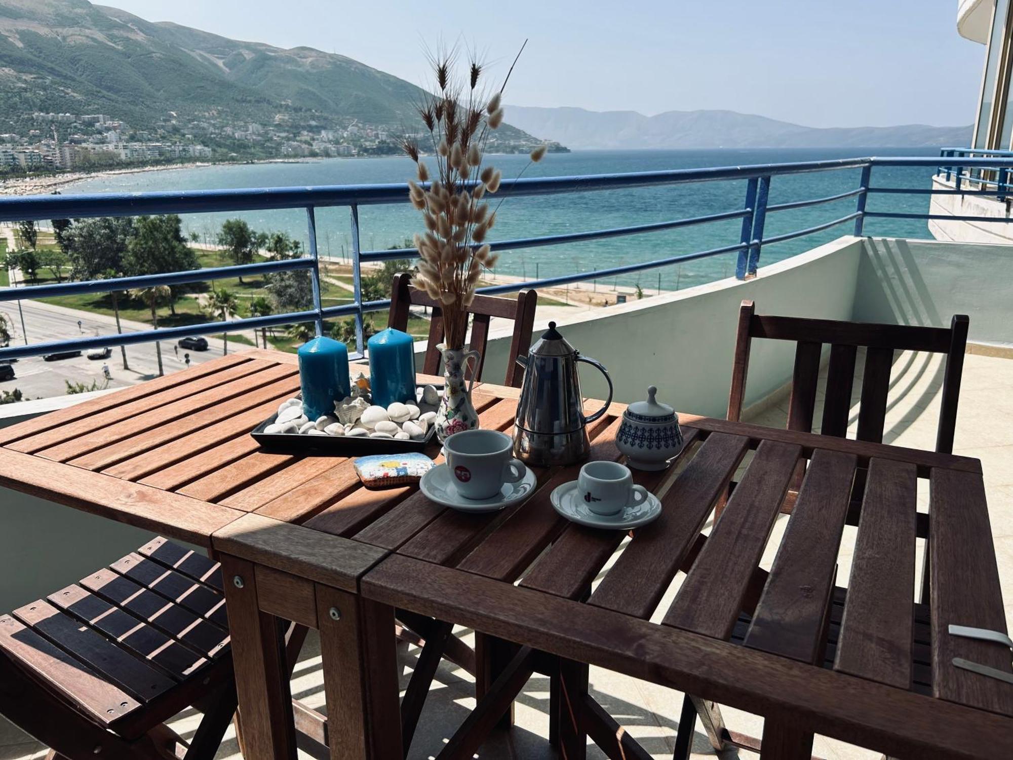 Апартаменти Casa Con Vista Mare Вльора Екстер'єр фото
